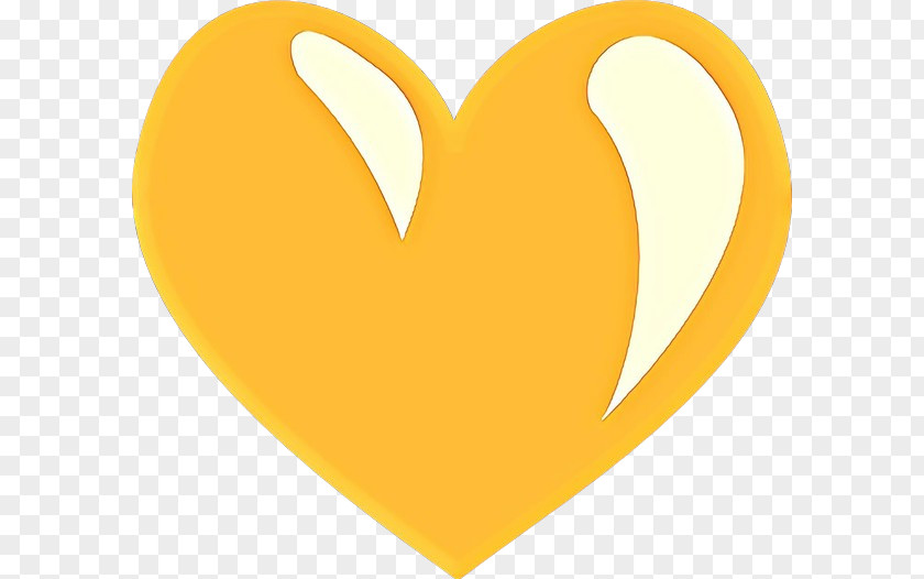 Gesture Smile Heart Yellow Red Love Gold PNG