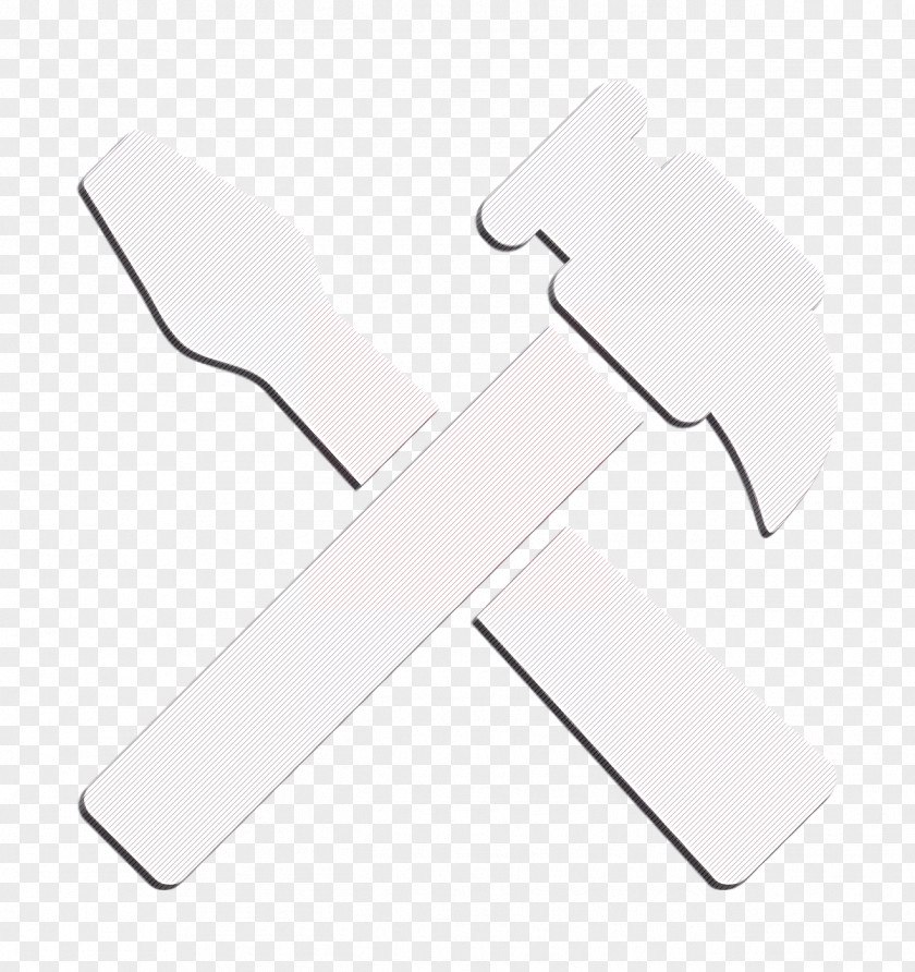 Hammer Icon And Screwdriver Tools Cross Utensils PNG