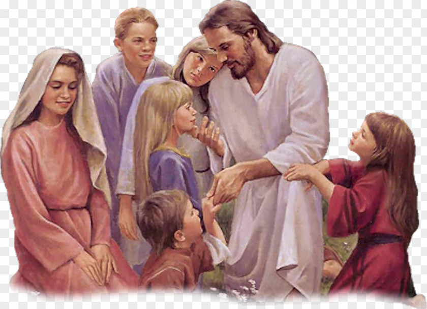 Jesus Easter Bible Child Teaching Of About Little Children Depiction PNG