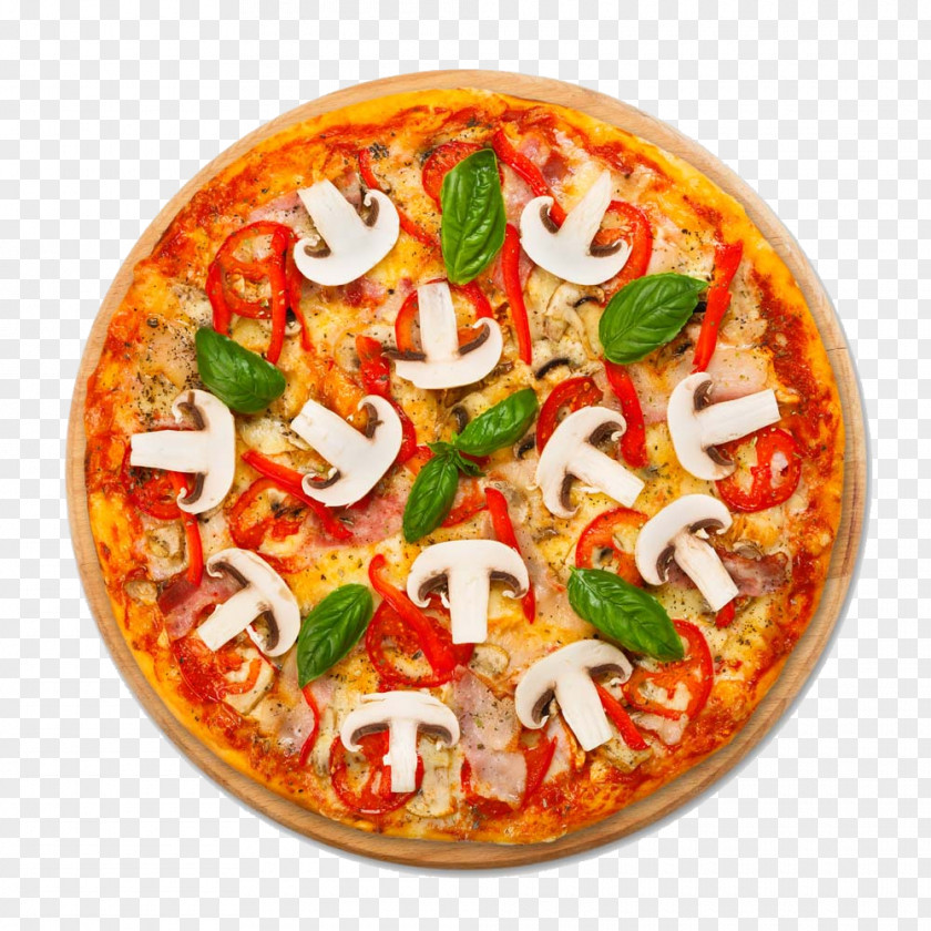 Mushrooms Pizza Oven Baking Stone Tray PNG