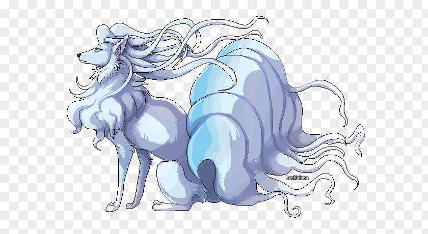 Nine Tails Pokémon Sun And Moon Ninetales Alola PNG