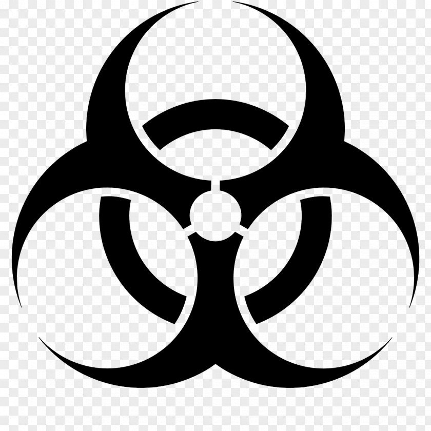 Biological Hazard Symbol Clip Art PNG