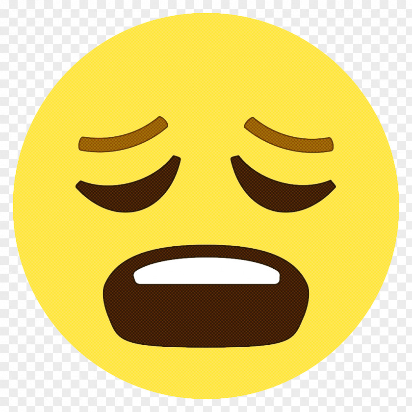 Oval Comedy Happy Face Emoji PNG