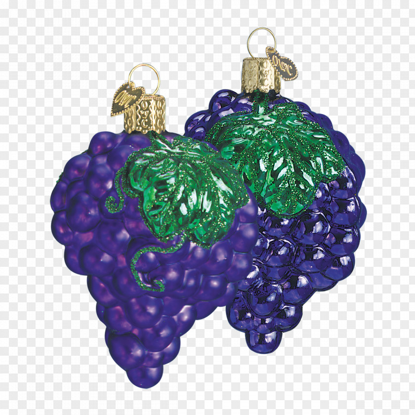 Grape Christmas Ornament Grapevines Wine Decoration PNG