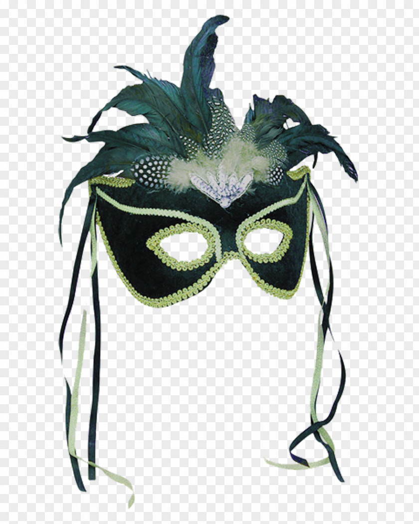 Masquerade Mask Ball Mardi Gras Feather Costume PNG