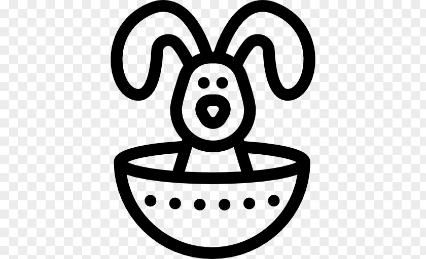 Rabbit ICON Easter Bunny Egg Clip Art PNG