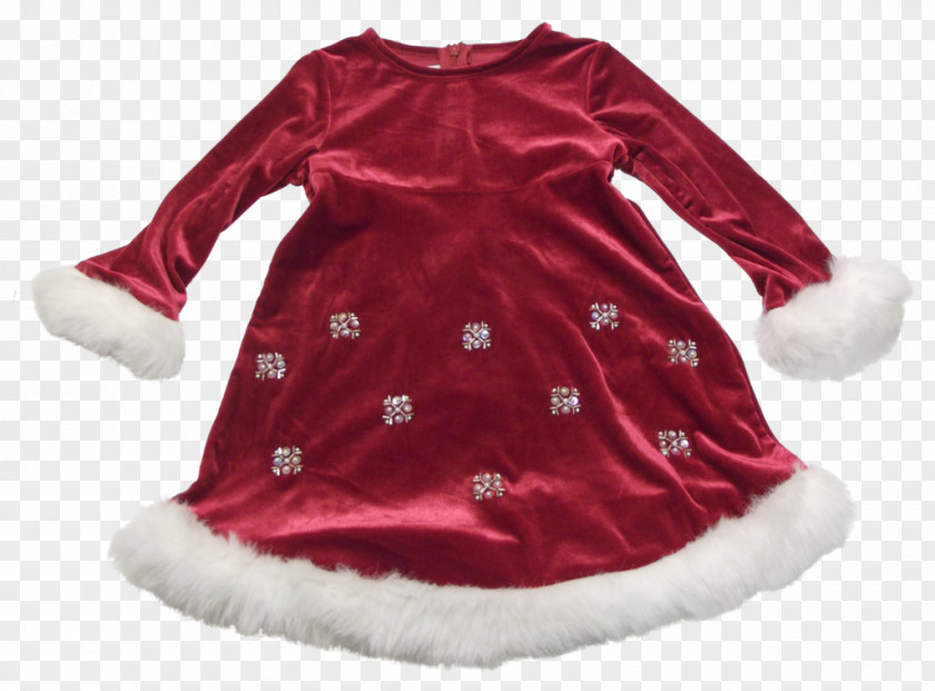 Red Clothes Dress Snowflake Christmas Ornament Fashion PNG