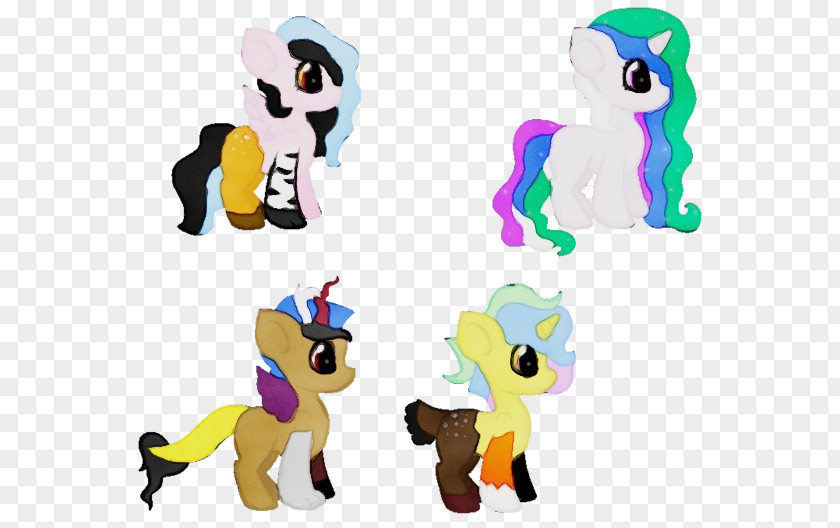 Style Tail Horse Character Textile Line Animal PNG