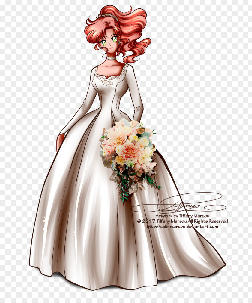 Wedding Bride Sailor Jupiter Moon Dress PNG