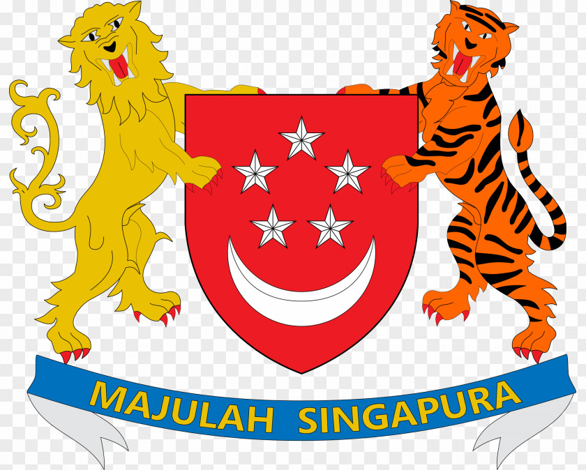 Asean Flag Coat Of Arms Singapore Lion Head Symbol PNG