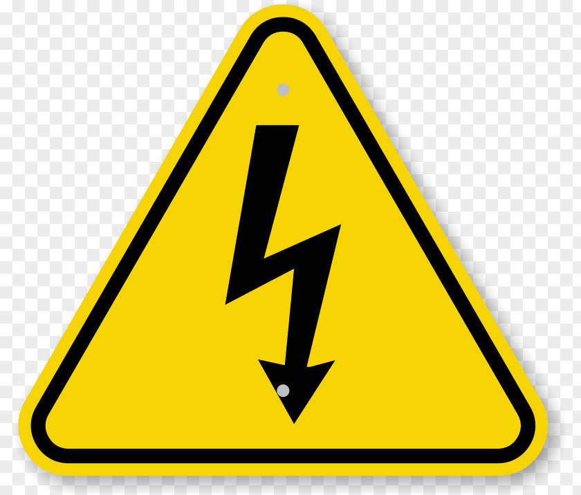 Caution Triangle Symbol High Voltage Hazard Sign PNG