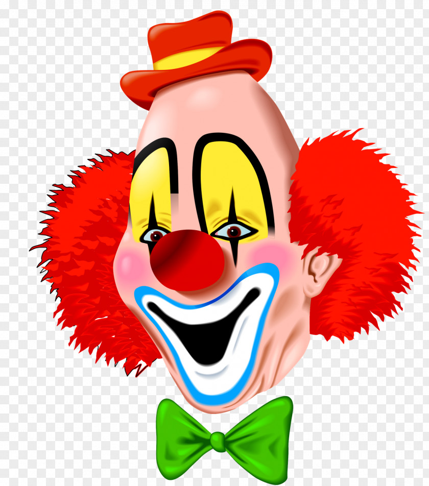 Circus Head Of A Clown Pierrot Clip Art PNG