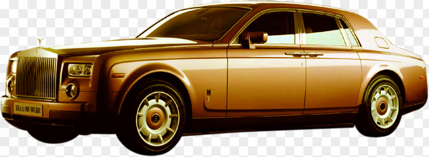 Hand-painted Classic Car Rolls-Royce Phantom VII PNG