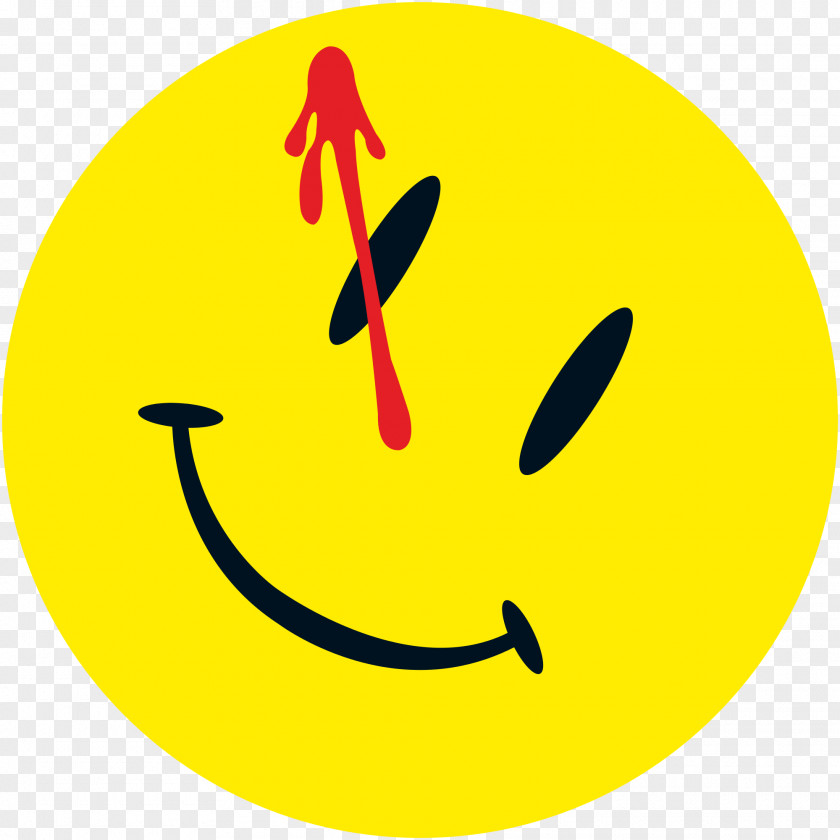 Smiley Watchmen Rorschach Comics Graphic Novel PNG