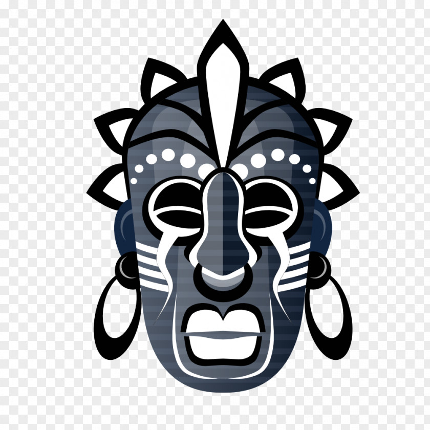 Tribal Traditional African Masks Tribe Clip Art PNG