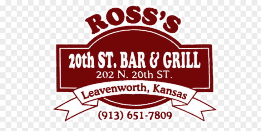 Liquor Bar Ross's 20th St & Grill Menu Logo Brand PNG