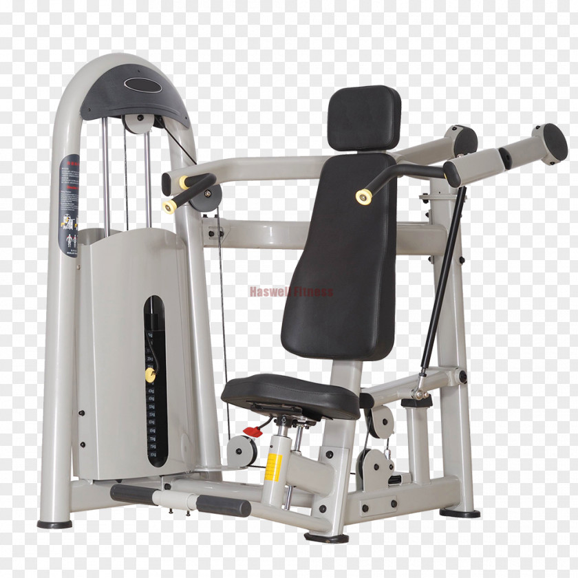 Shoulder Press Exercise Machine Strength Training Fitness Centre Equipment Bench PNG