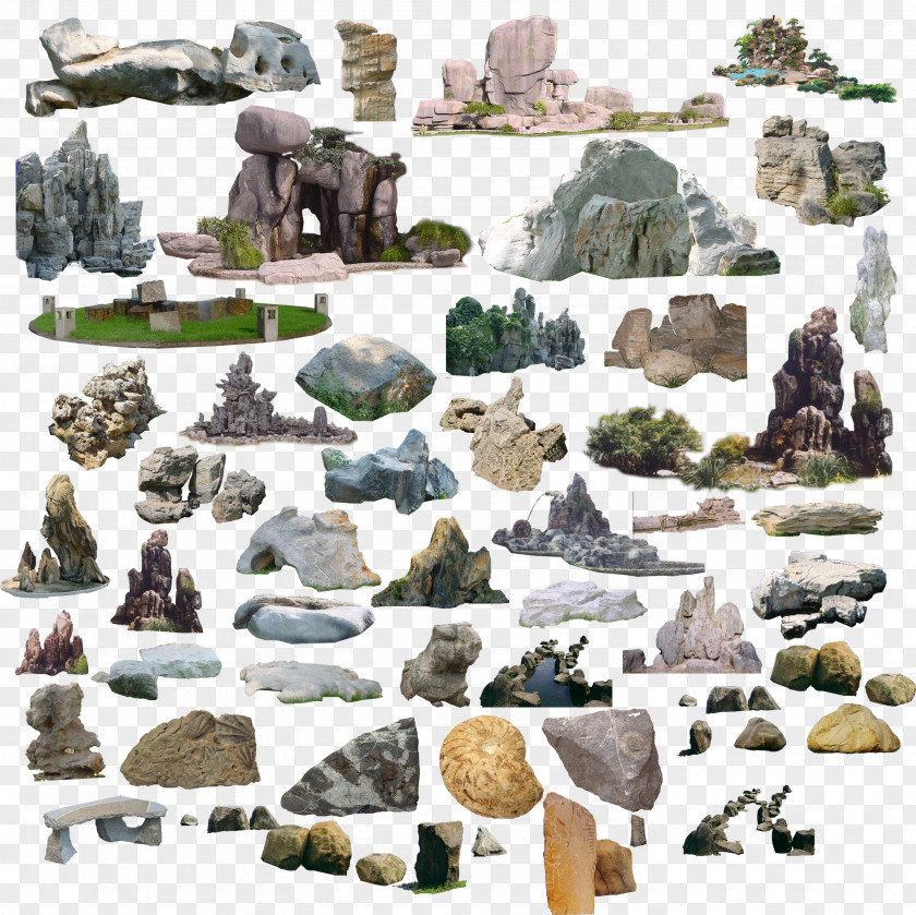Stone Elements Computer-aided Design Landscape Computer File PNG