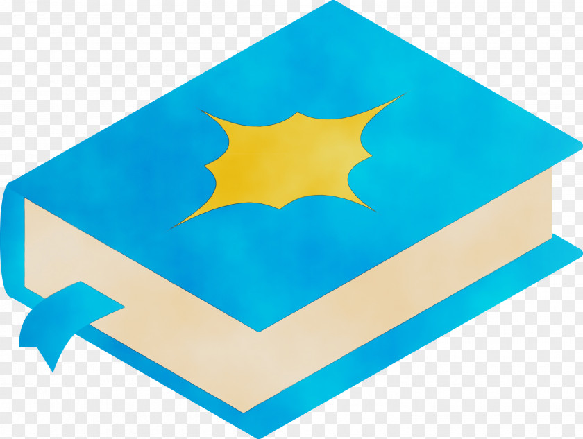 Turquoise Yellow Paper Product PNG