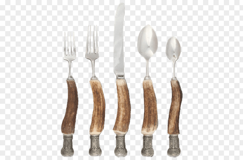 Antler Cutlery Tableware Fork Elk PNG