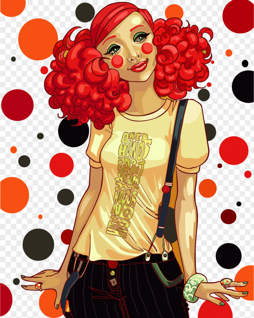 Art Drawing Painting Illustration PNG Illustration, hand-drawn fashion girl clipart PNG