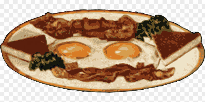 Bacon Breakfast Fried Egg Toast Scrambled Eggs PNG