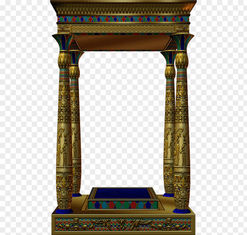 Egyptian Style Small Pavilion Ancient Egypt Clip Art PNG