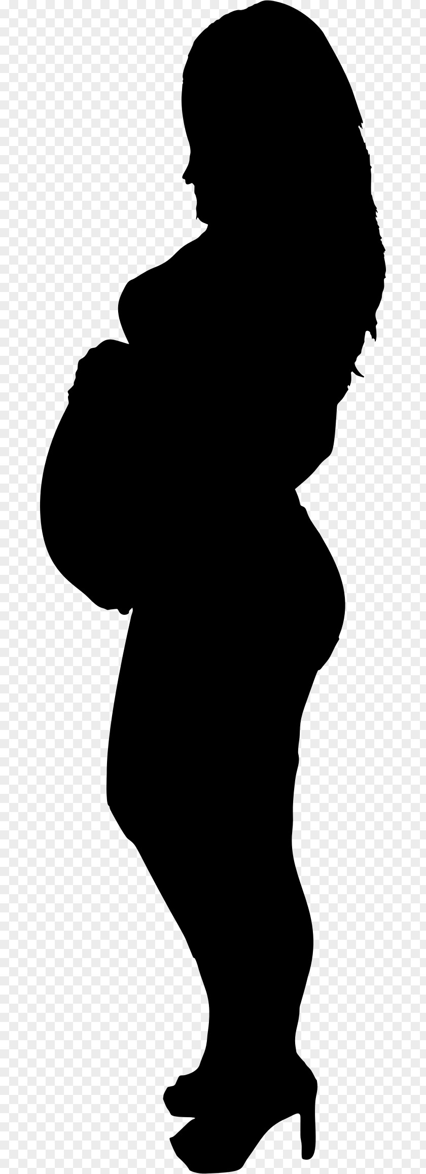 Pregnant Silhouette Pregnancy Abortion Mother Clip Art PNG