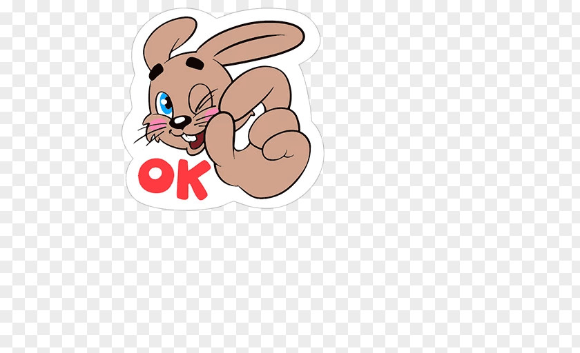 Rabbit Telegram Sticker Easter Bunny Clip Art PNG