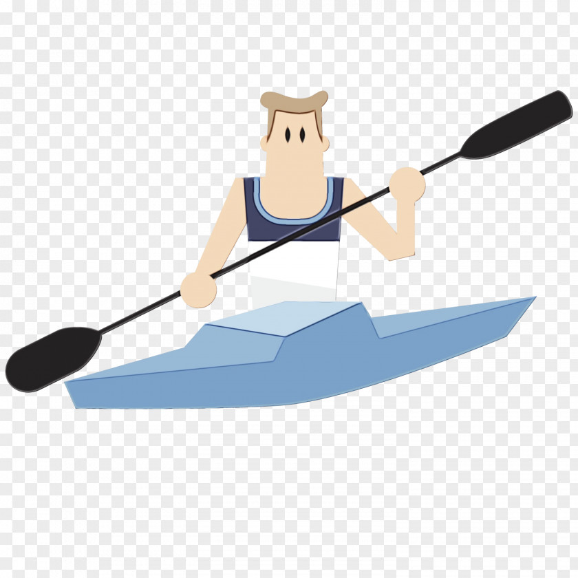 Baidarka Watercraft Boat Cartoon PNG