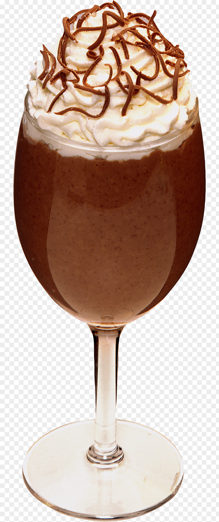 Chocolate Splash Ice Cream Pudding Mousse Parfait PNG