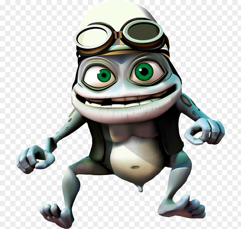 Crazy Frog Axel F Sticker Winter Hits 2006 PNG