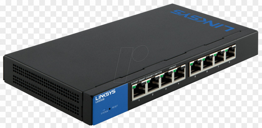 Linksys Unmanaged Switches 8-Port Poe Lgs108P-Eu Power Over Ethernet Gigabit Network Switch PNG