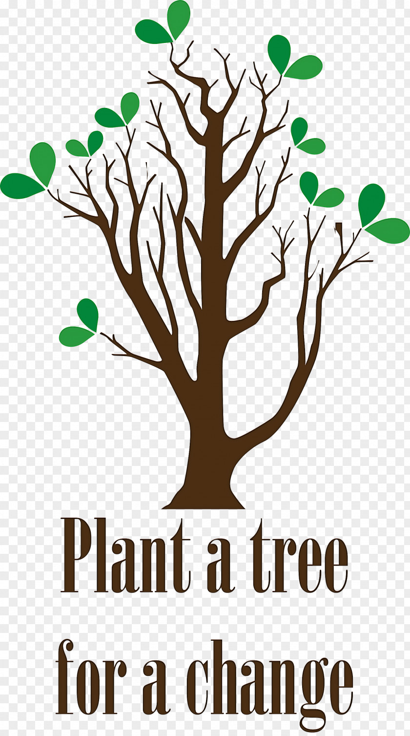 Plant A Tree For Change Arbor Day PNG