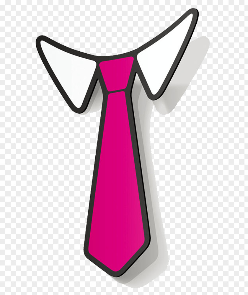 Red Tie Necktie Suit Bow PNG