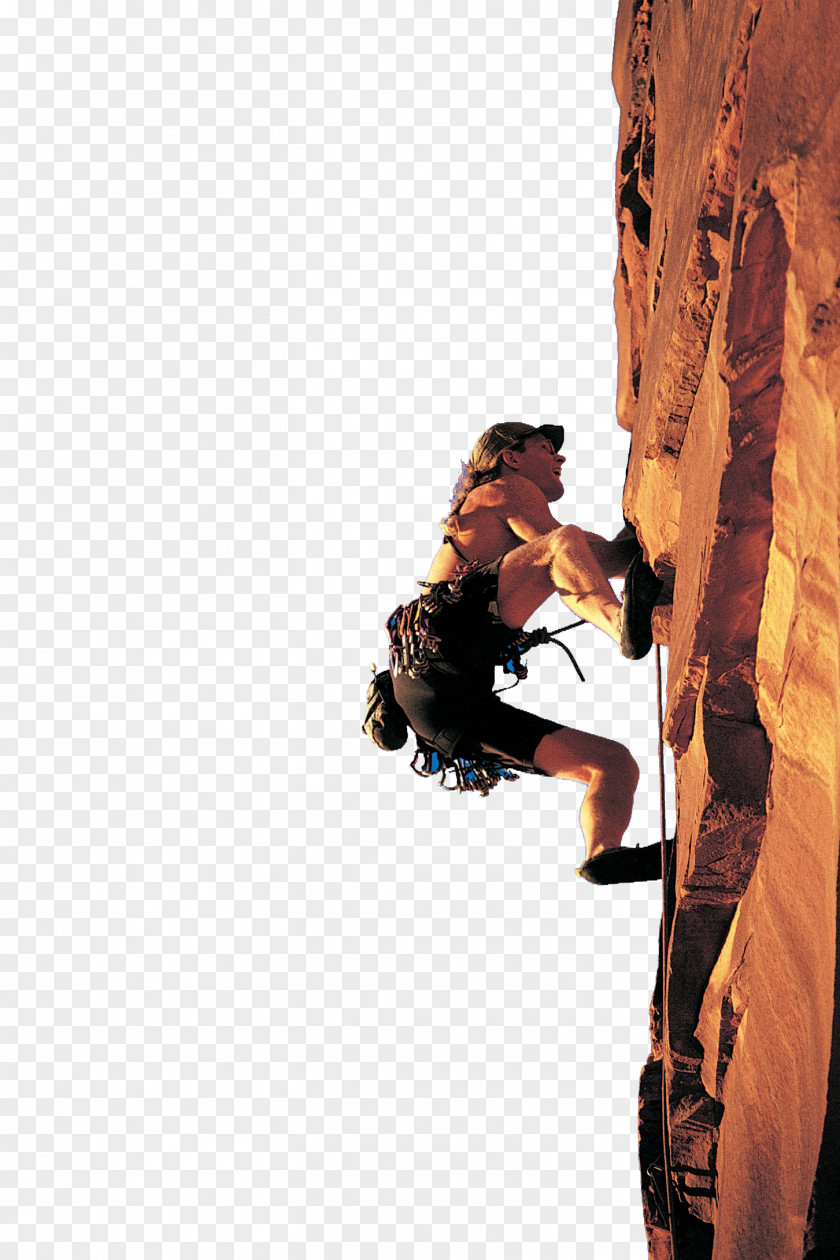 Rock Climbing Woman Sport Mountaineering PNG