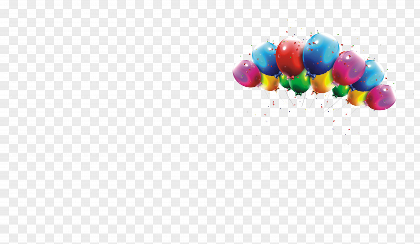 Romantic Colorful Balloons Floating Balloon Computer Wallpaper PNG