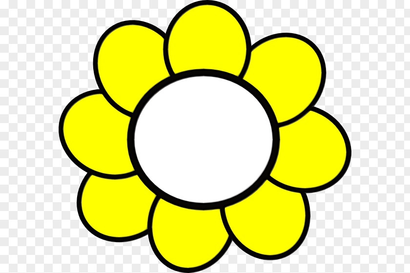 Smile Petal Yellow Clip Art Circle PNG