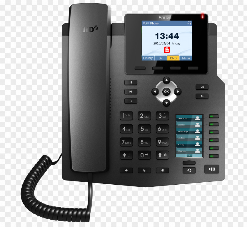 Voip VoIP Phone Voice Over IP Telephone Fanvil X3SP Sort Forbundet Håndsæt Digital Bord/Væg X4g, Lcd, 320 X 240 Pixel, 7,11 Cm (2.8