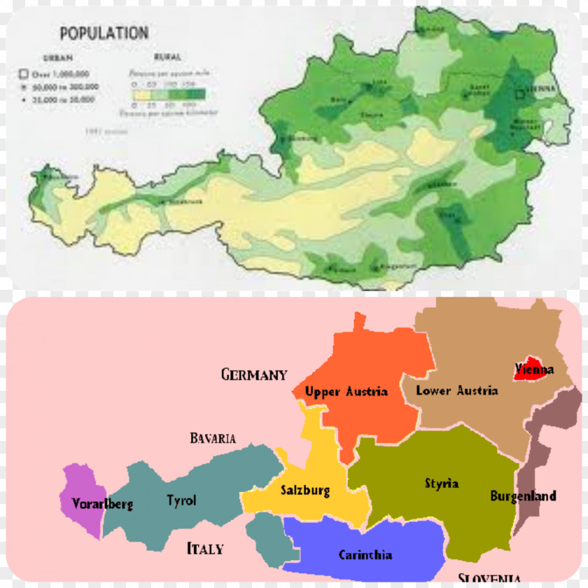 Map Austria World University Of Toronto Libraries Mapa Polityczna PNG