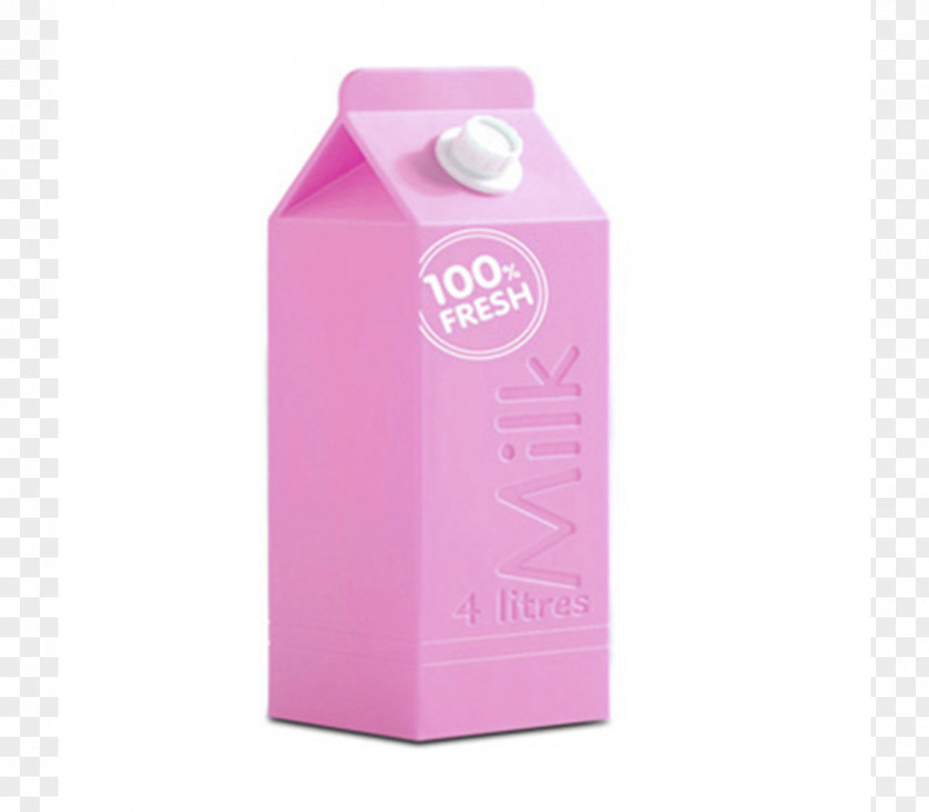 Milk Carton Pink M PNG