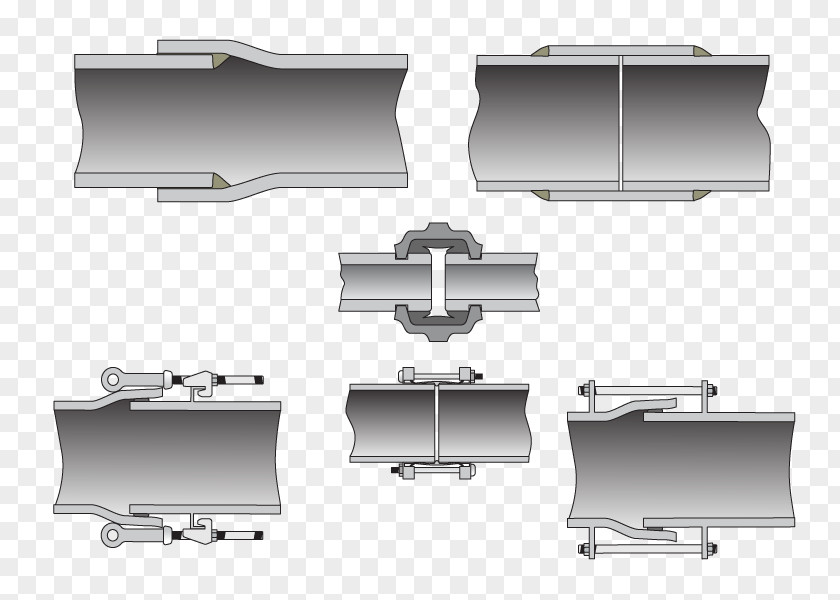 Welding Joint Pipe Fitting Steel Piping PNG