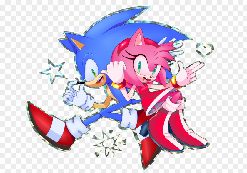 Amy Rose The Hedgehog Sonic Sticks Badger Sticker PNG