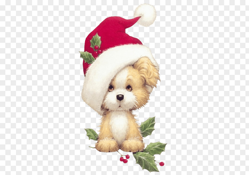Cute Puppy Pictures Christmas Animation Clip Art PNG