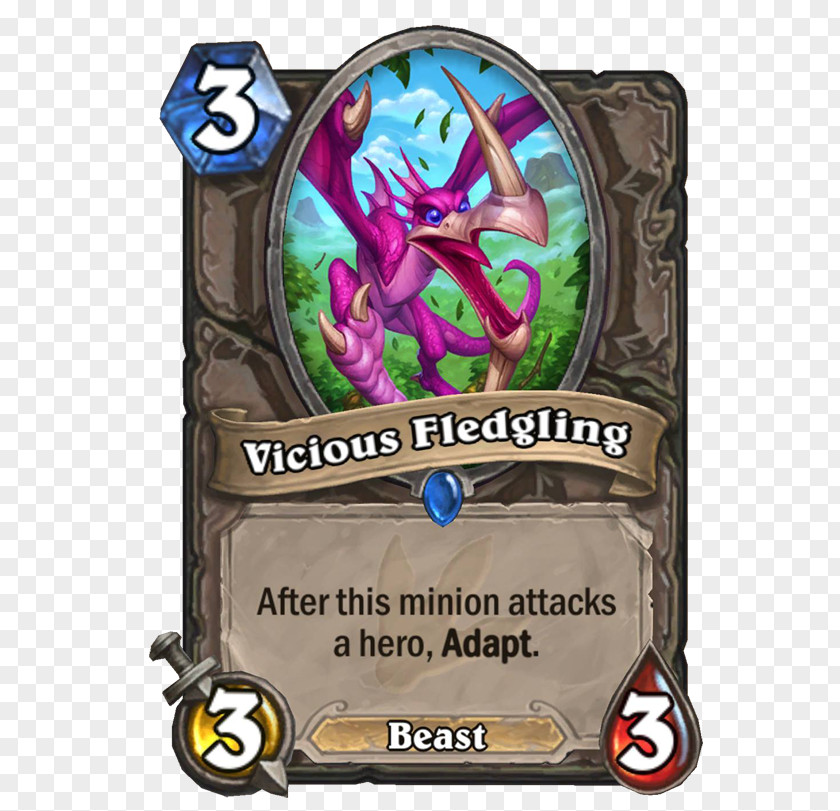 Hearthstone Vicious Fledgling Midnight Drake Shadow Madness Mass Dispel PNG