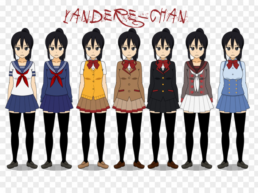 Yandere Simulator Artist School Uniform PNG