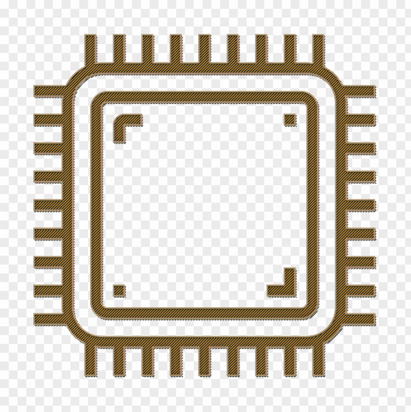 Computer Technology Icon Processor Chip PNG
