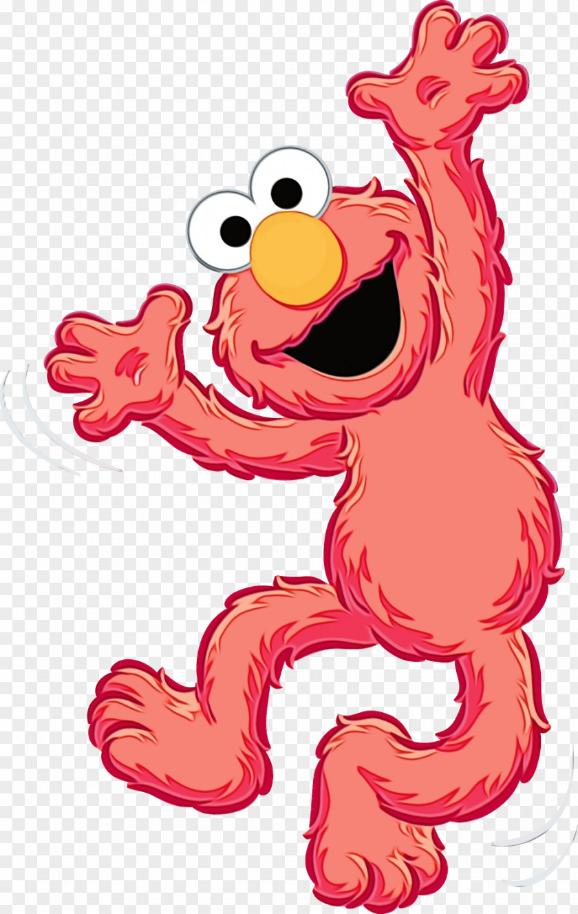 Elmo Birthday Telly Monster Television Image PNG