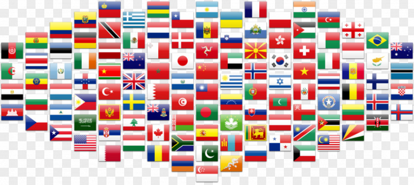 Encouragement Flags Of The World Map ICloud PNG
