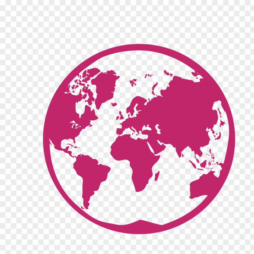 World Map Globe PNG